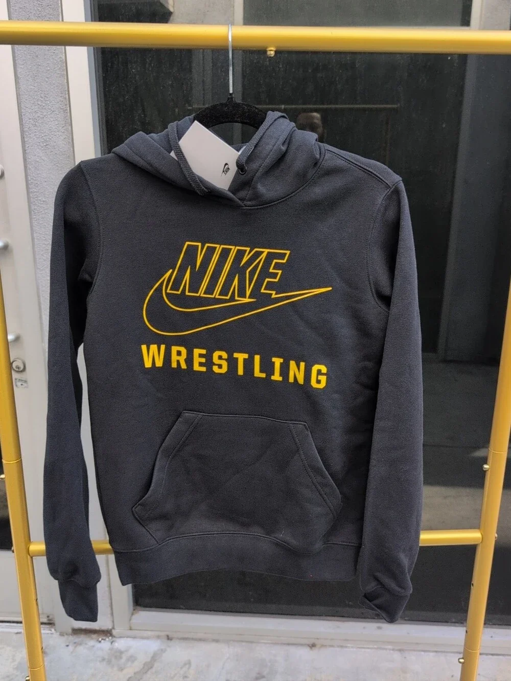 Nike Black Women's Wrestling Futura Hoodie Size XS NWT